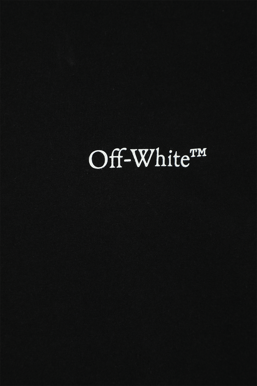טישירט לוגו שחורה OFF WHITE