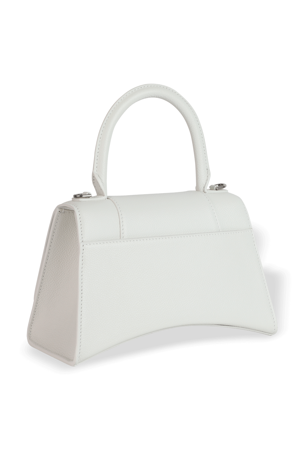 white top handle handbag