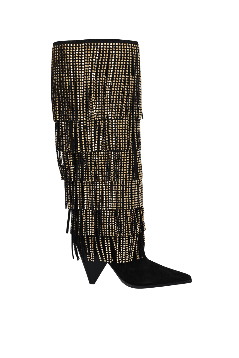 תמונה קידמית של מגפי ברך פרנזים