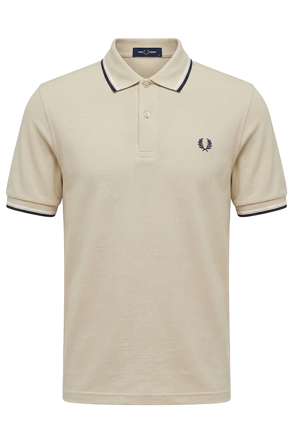 תמונה קידמית של חולצת פולו בגזרה ישרה