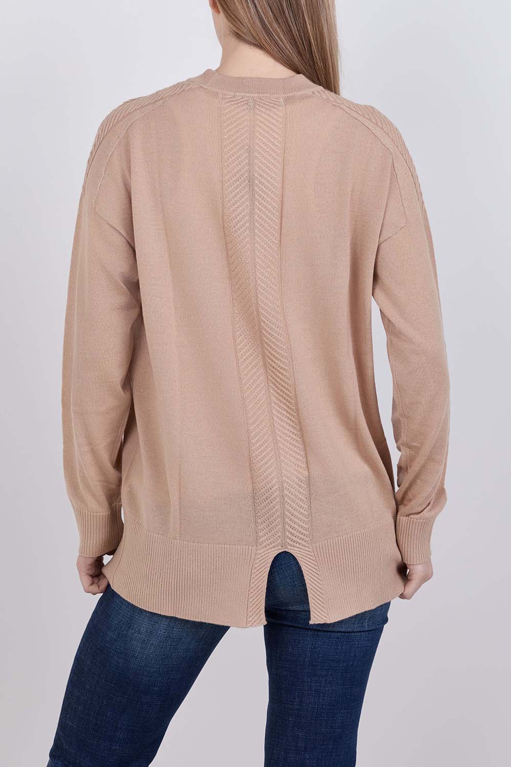 תמונת דוגמן אחורית של קרדיגן